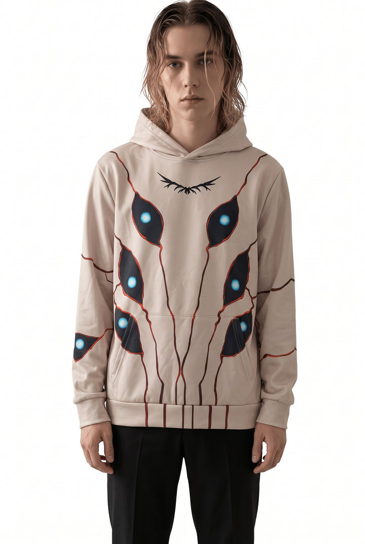 Graphic Paneled Hoodie na2761