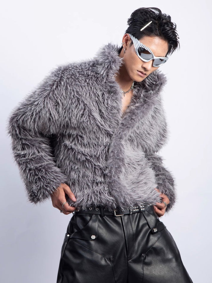 [PLAN1ONE] fur jacket na1670