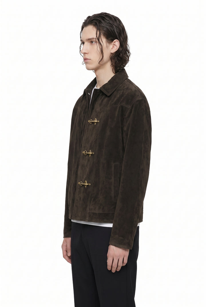 Suede Clasp Jacket na2849