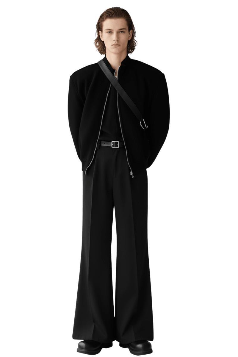 Minimal Tailored Flare Trousers na2428