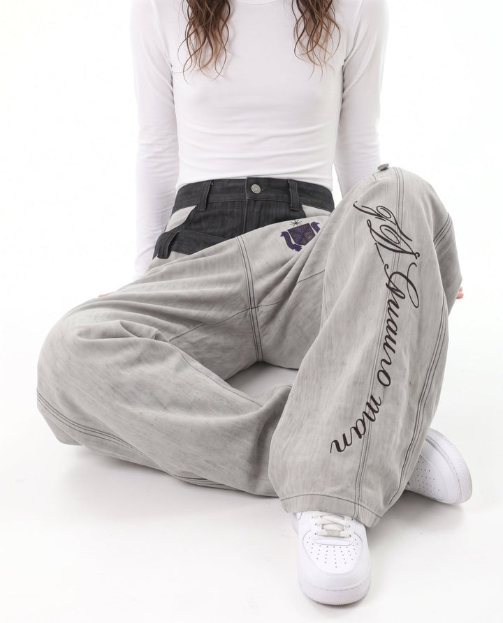 Wide Denim Pants na3074