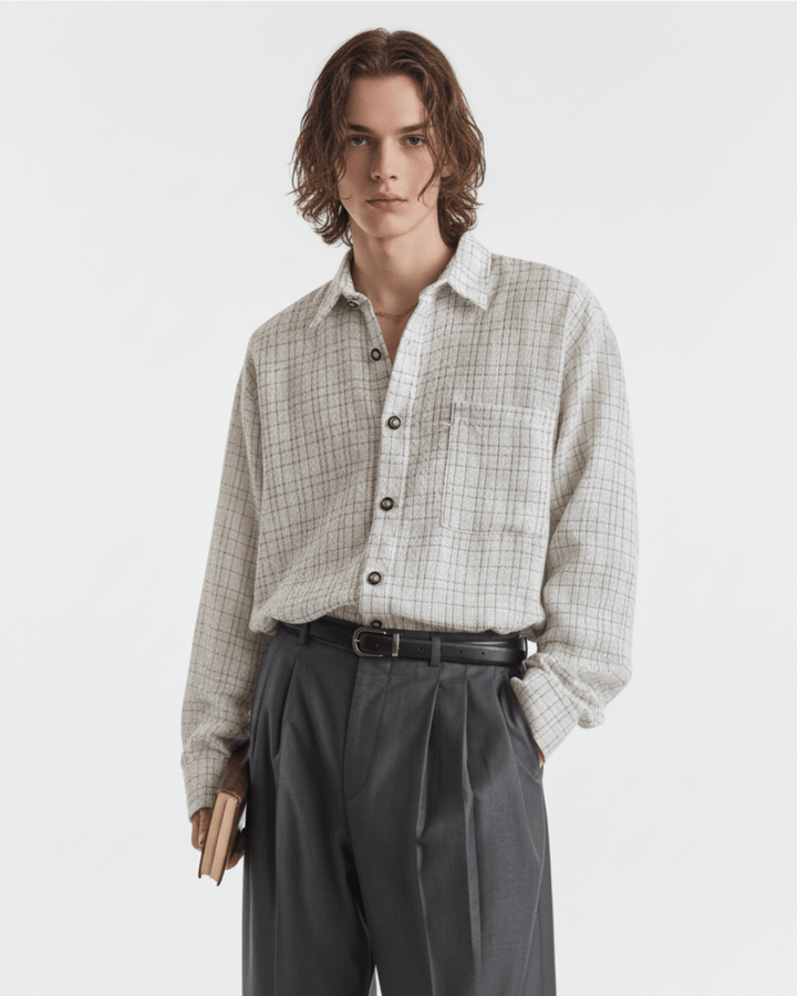 [MRCYC] Seoul Check Over Shirt na2218 