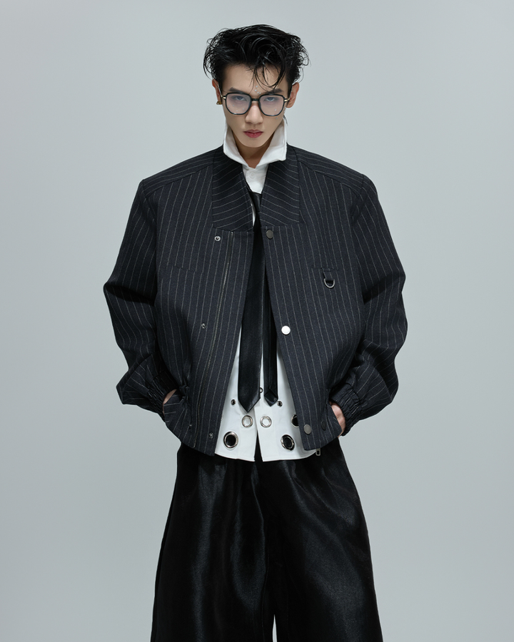 [ArguE CulturE] Modern Tailored Stripe Jacket na2271