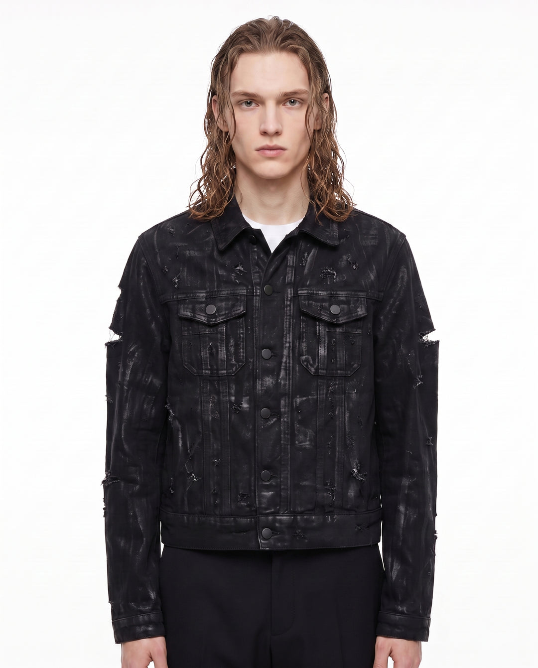 Laced Denim Jacket na2937