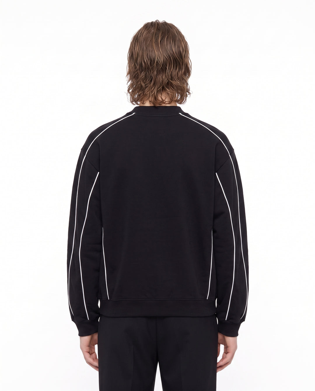 Piping Graphic Sweatshirt na2947