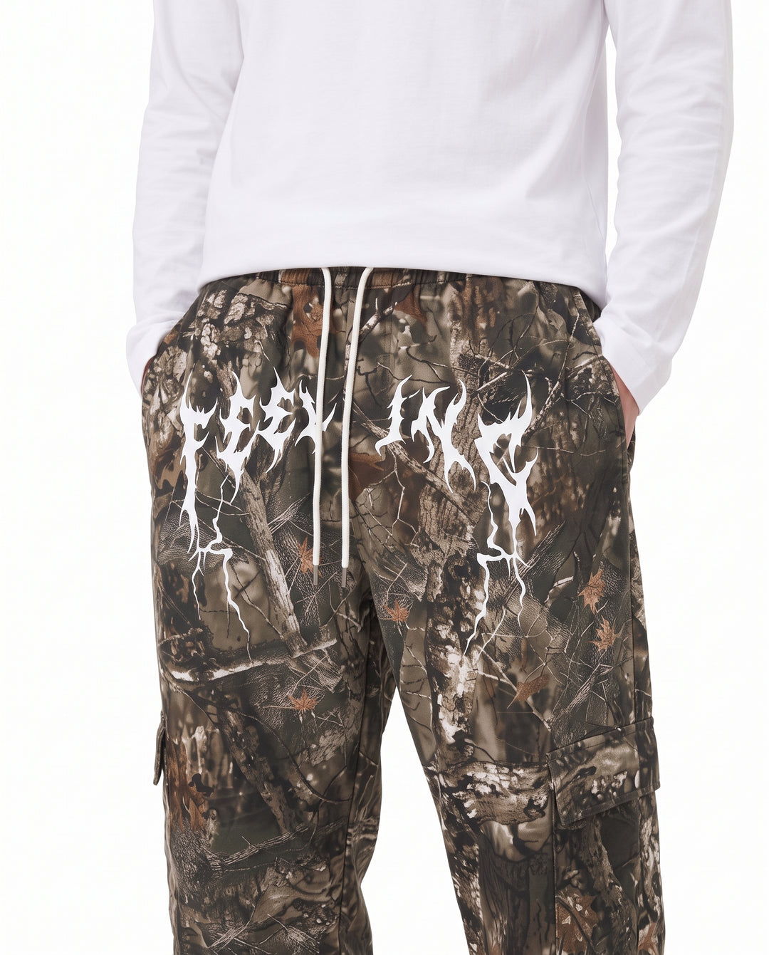 Camo Wide Pants na3199