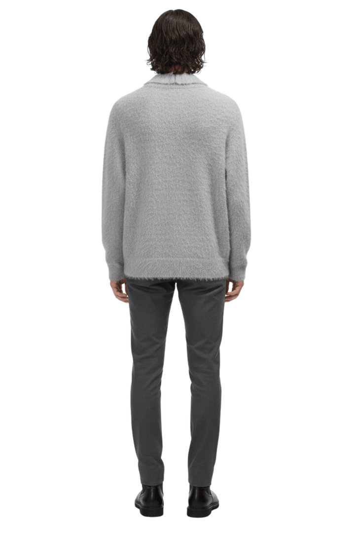 Fuzzy Statement Knit Pullover na2410