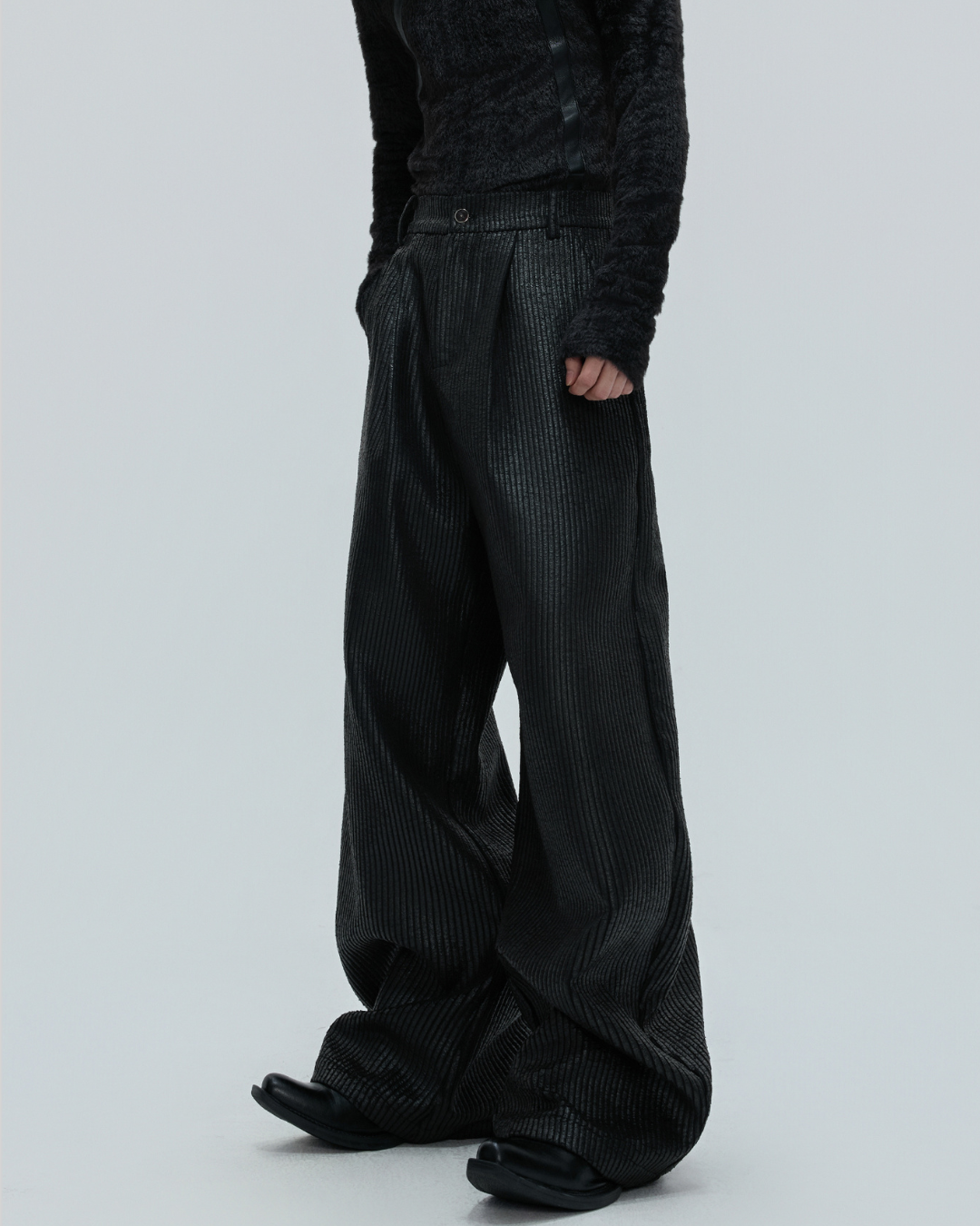 [ArguE CulturE] Shadow Sheen Wide Trousers na2269