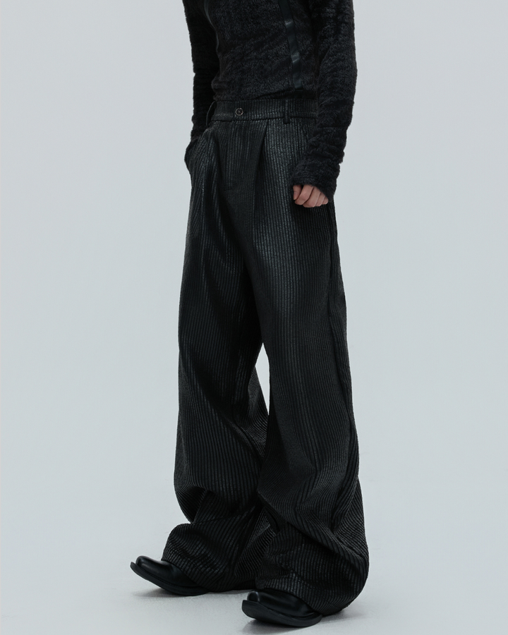[ArguE CulturE] Shadow Sheen Wide Trousers na2269