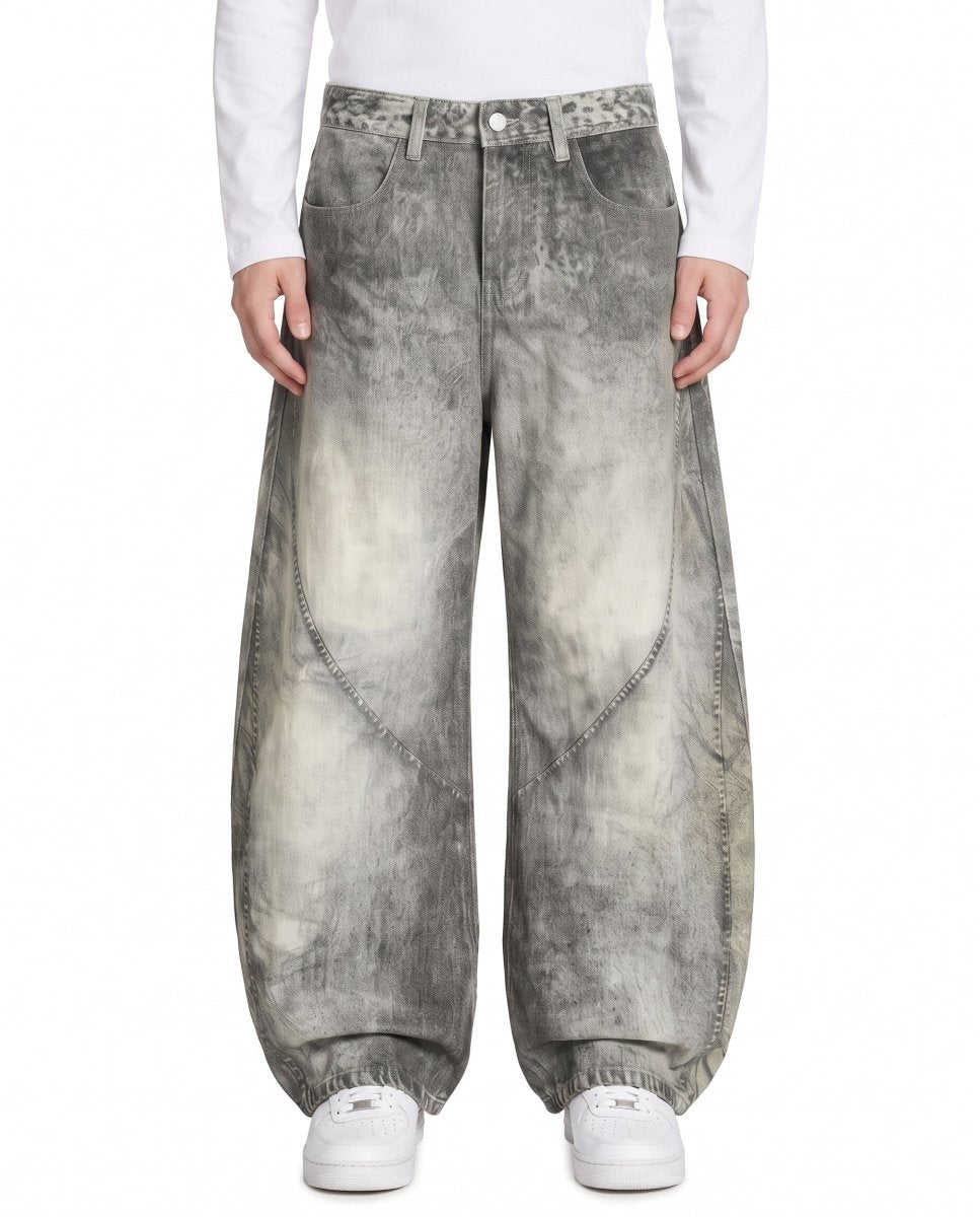 Washed Wide Jeans na3023
