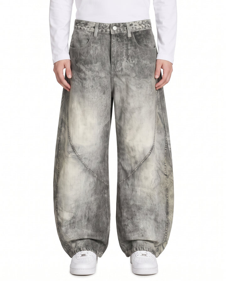 Washed Wide Jeans na3023