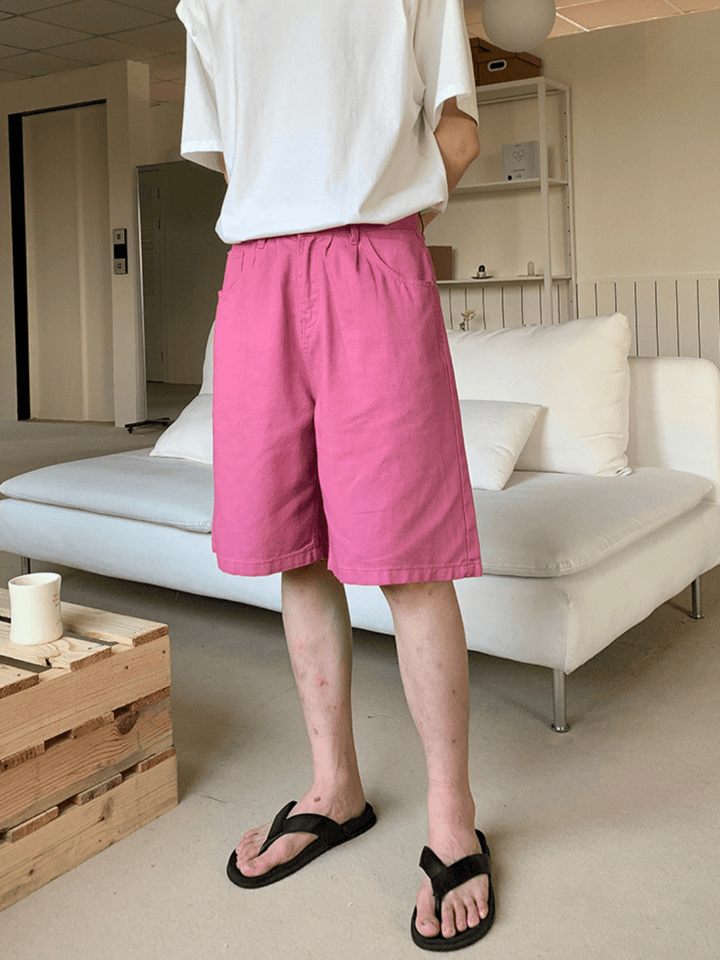 [ONELYC1NS] 한국 버전의 casual shorts na1085