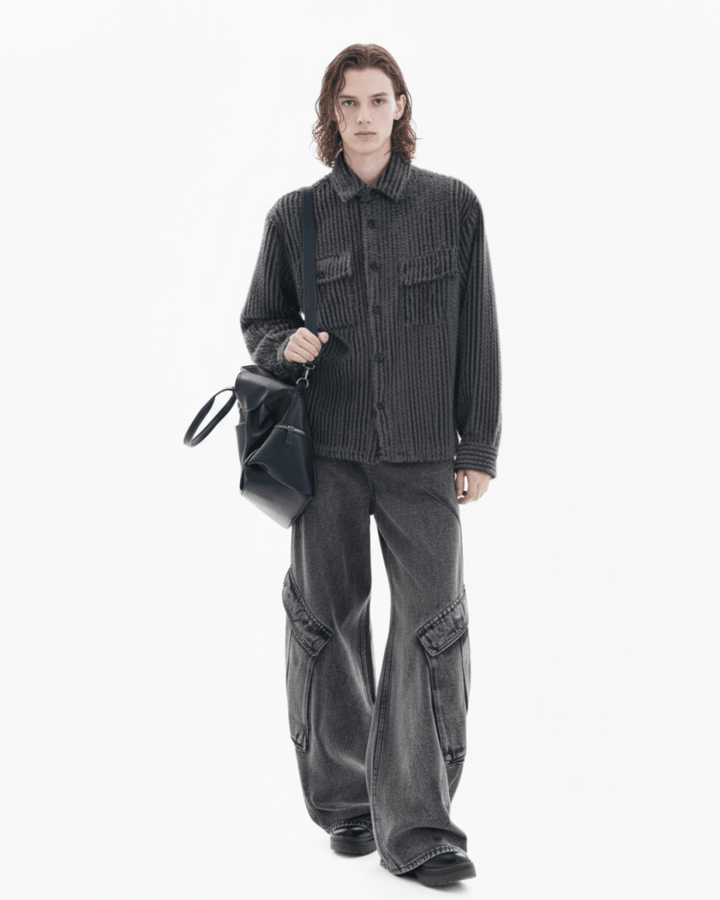 [MRCYC] Shadow Cord Overshirt na2215