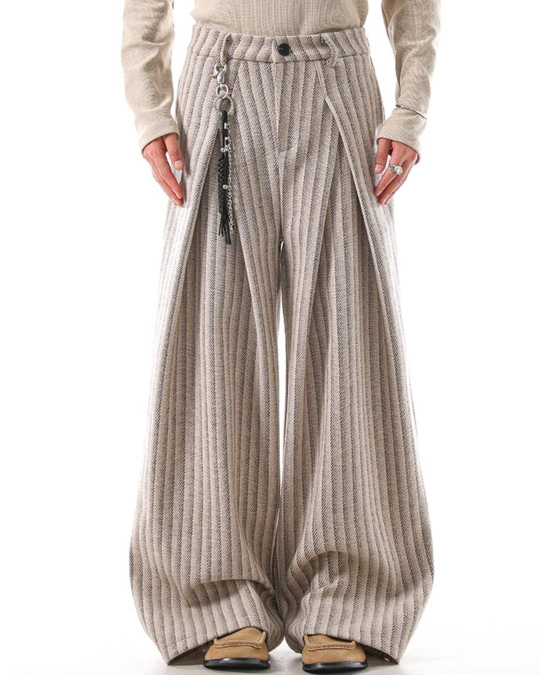 [BLANKIN] Resonance Knit Wide Pants na2277