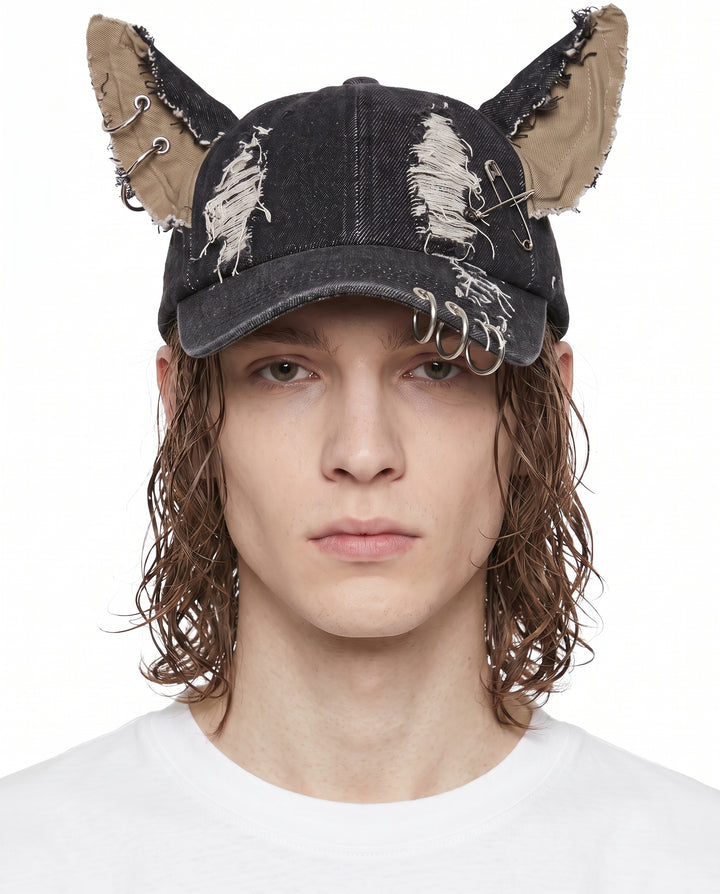 Distressed Ear Cap na3012