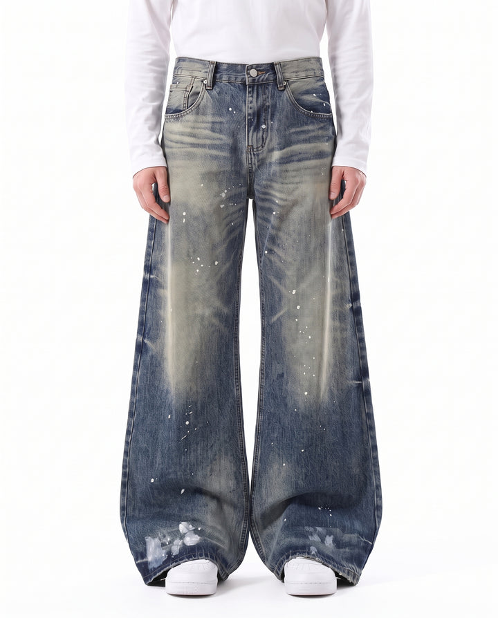 Washed Wide Jeans na3203