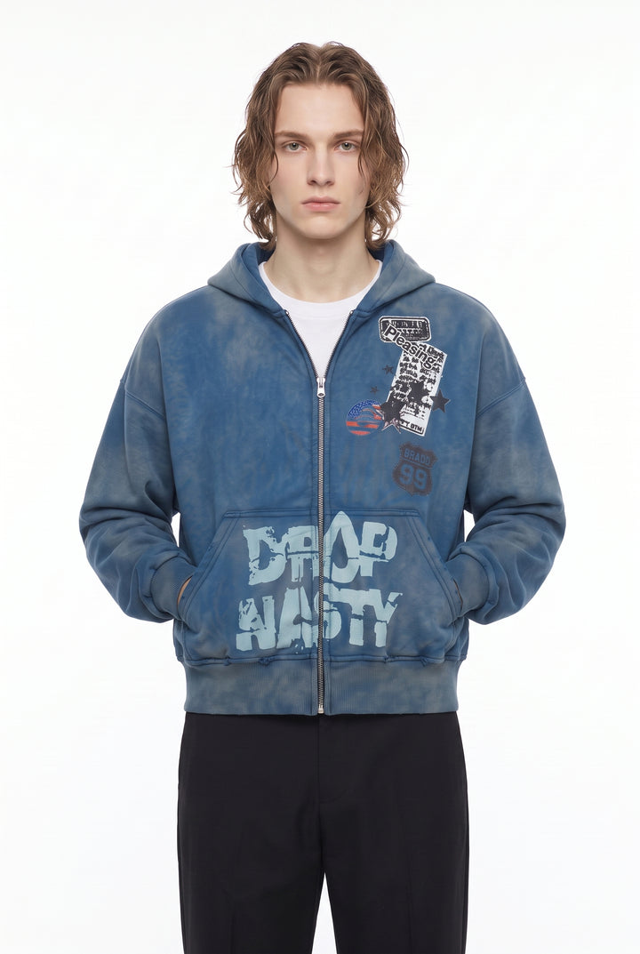 Graphic Washed Hoodie na2812