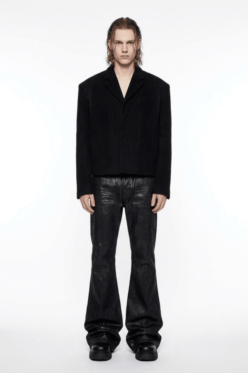 Street Style Flare Denim Pants na2378