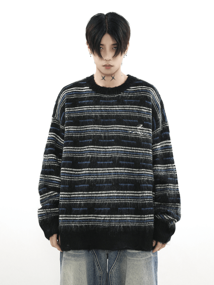 [MRNEARLY] advanced sense of round neck sweater na972