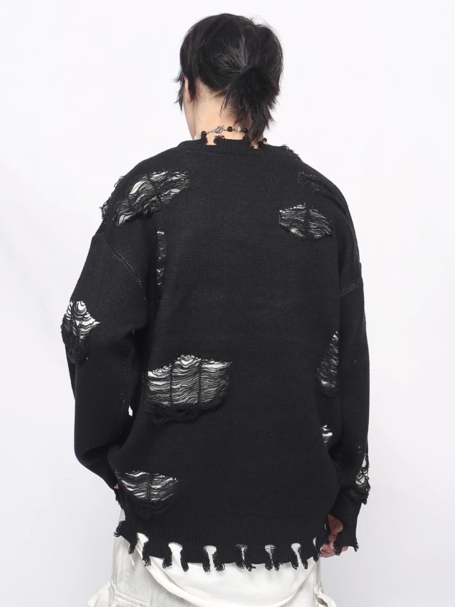 【Mz】cut holes design knit na1548