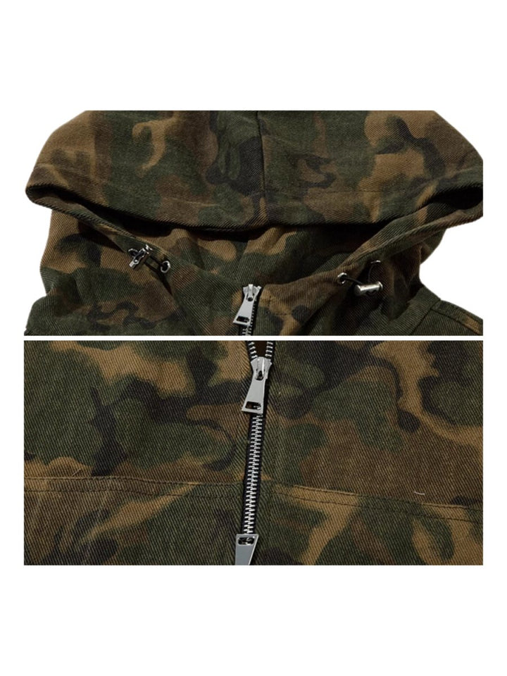 [MRNEARLY] loose zipper hooded jacket na1503