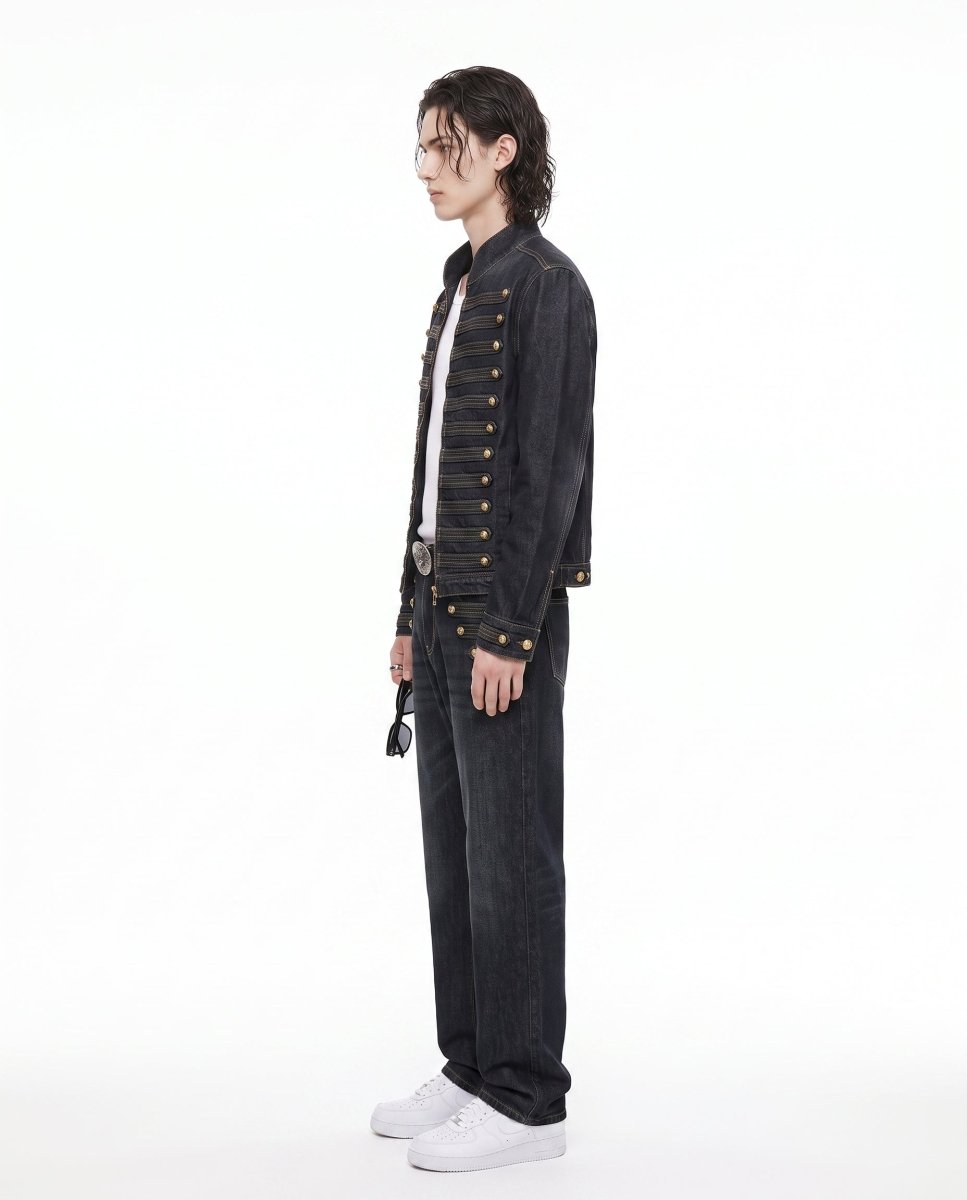 Military Denim Jacket na3101