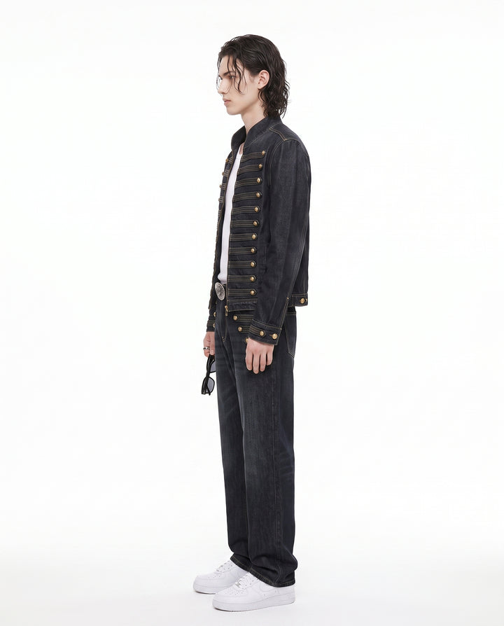 Military Denim Jacket na3101