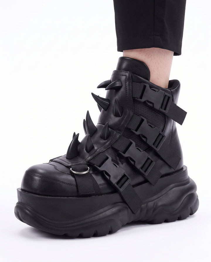 Spiked Platform Sneakers na3173