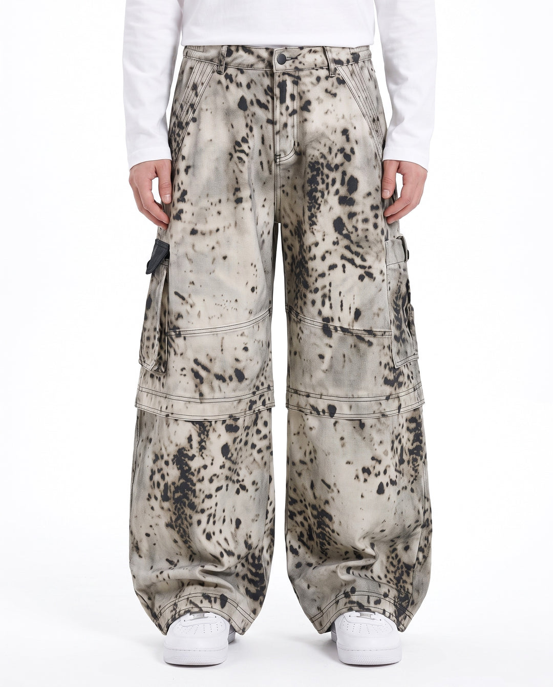 Splatter Cargo Pants na2975