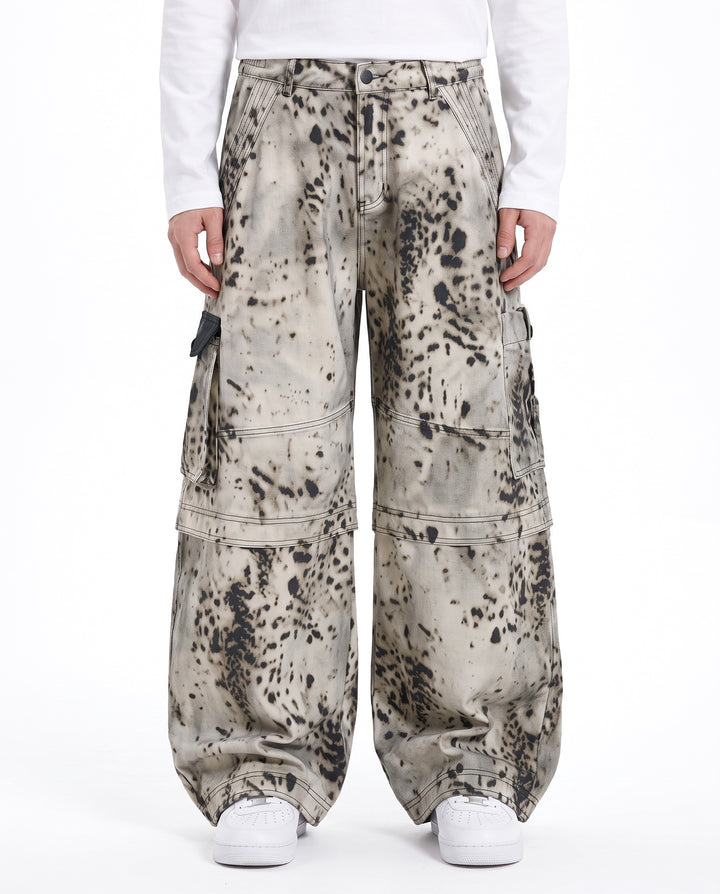 Splatter Cargo Pants na2975
