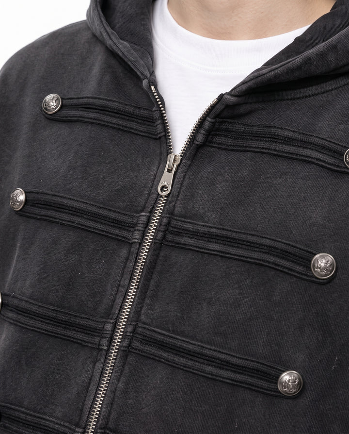 Military Zip Hoodie na3100