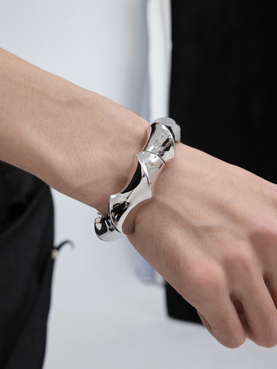 [Struc Ton]Metal Spiral Design Bracelet na1387