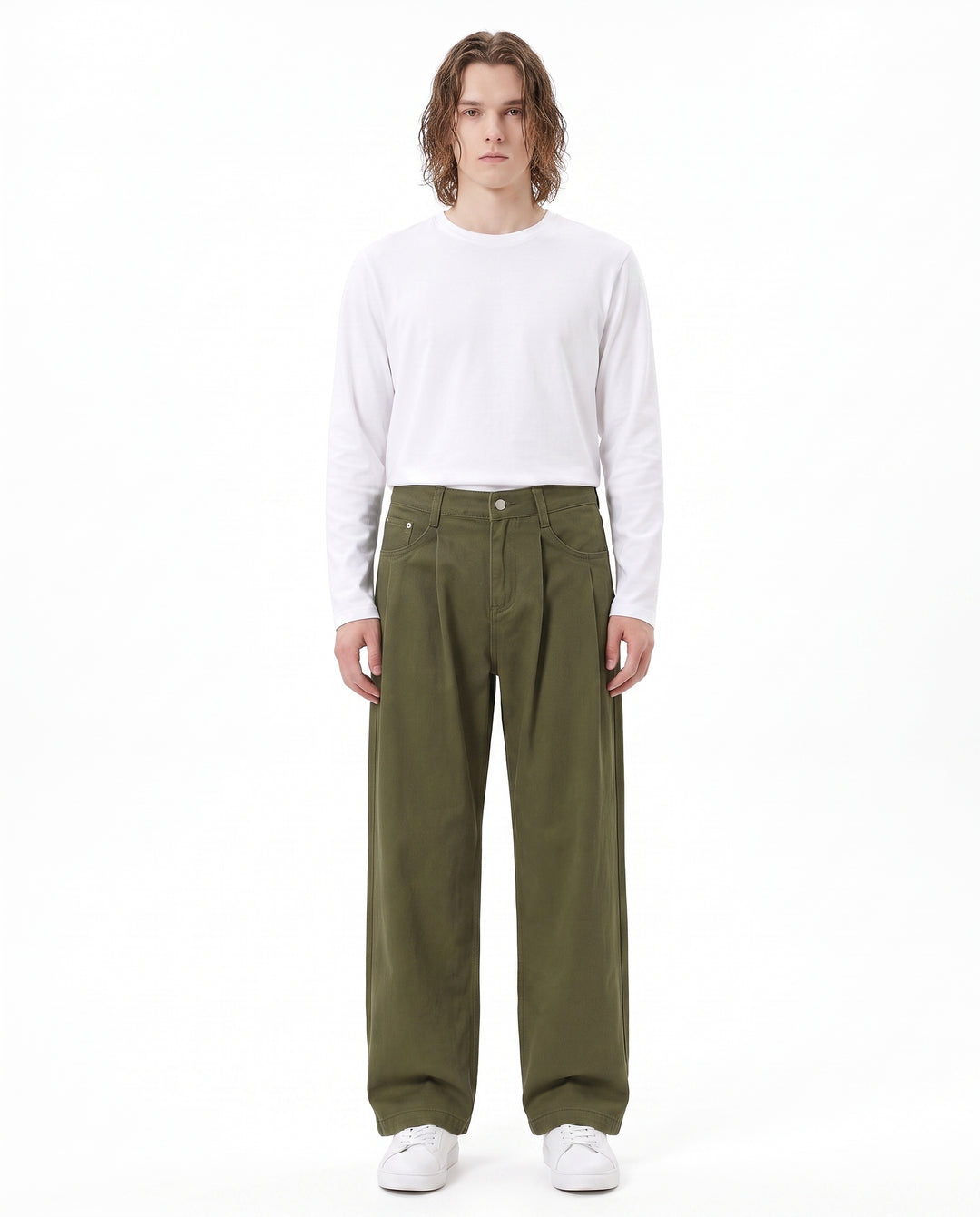 Pleated Wide Pants na2985