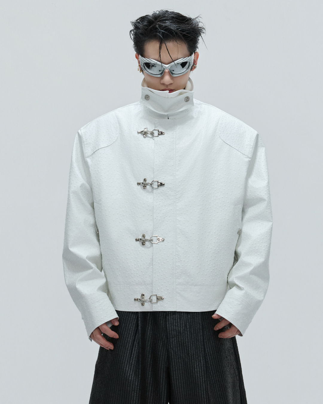 [ArguE CulturE] Dark Gate Metal Leather na2275