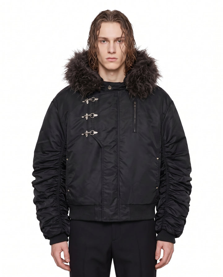 Hooded Bomber Jacket na3168