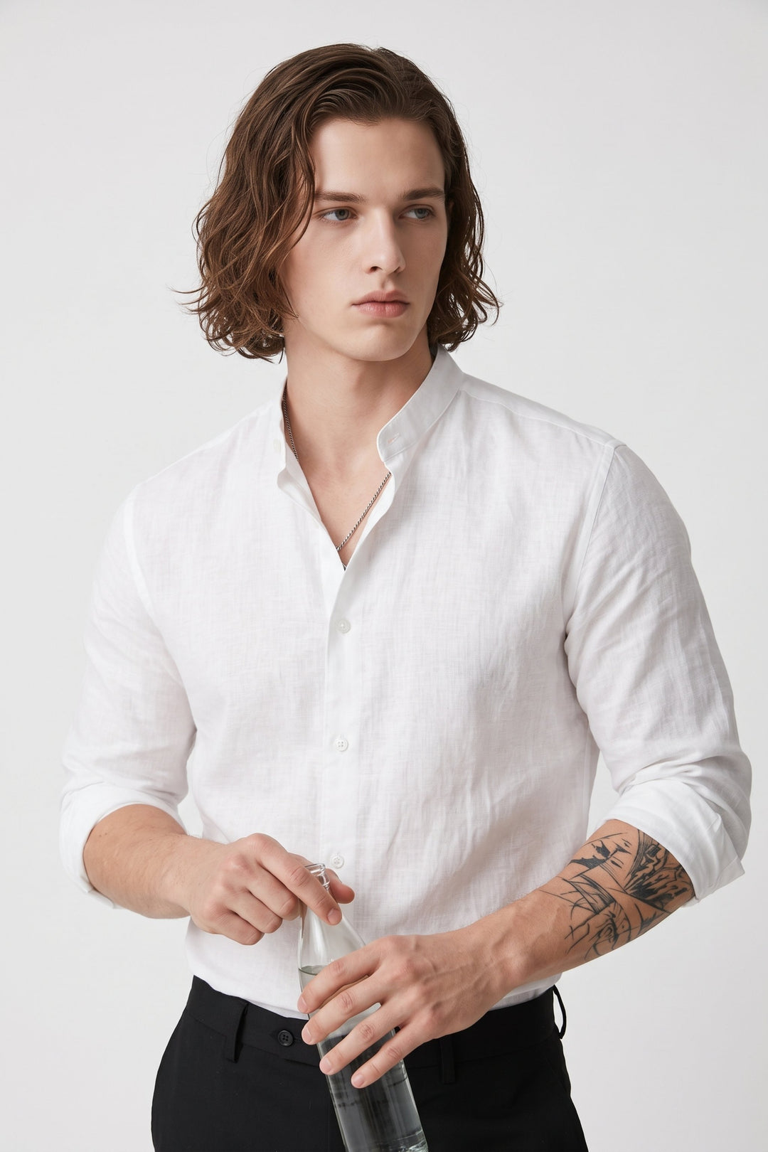 Stand Collar Shirt  na2658