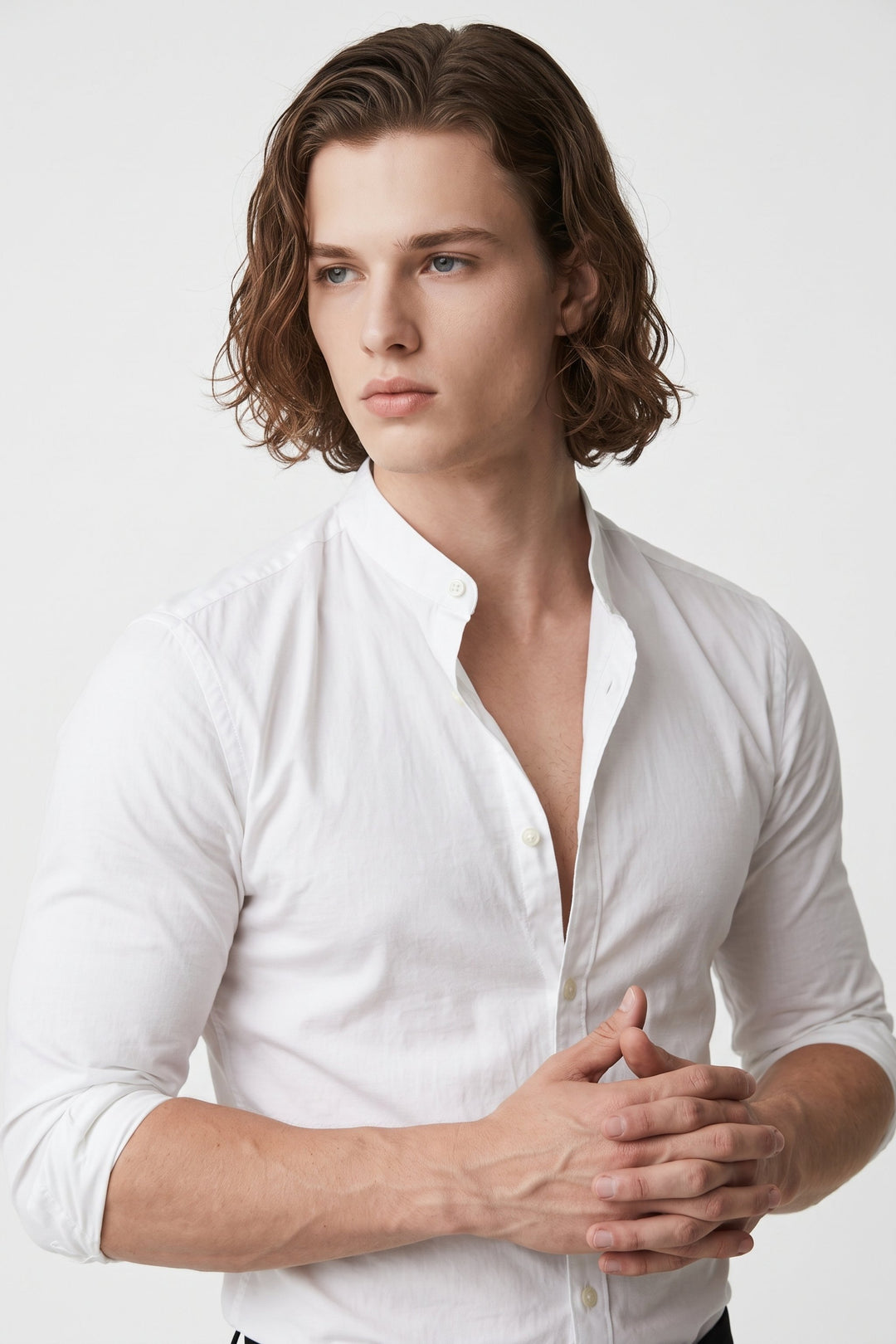 Stand Collar Shirt  na2658