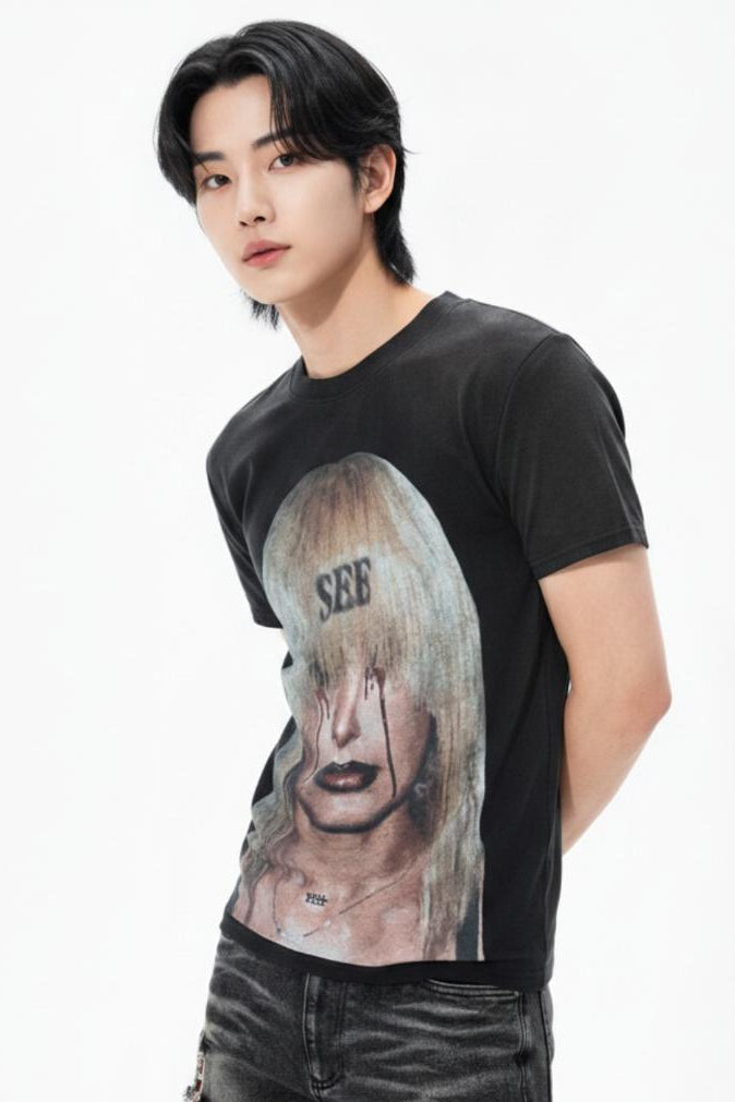 Graphic Print Tee  na2603