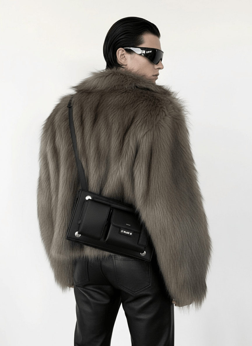 AutumnWind] long hairy short section faux fur coat na779 – Nanostudio