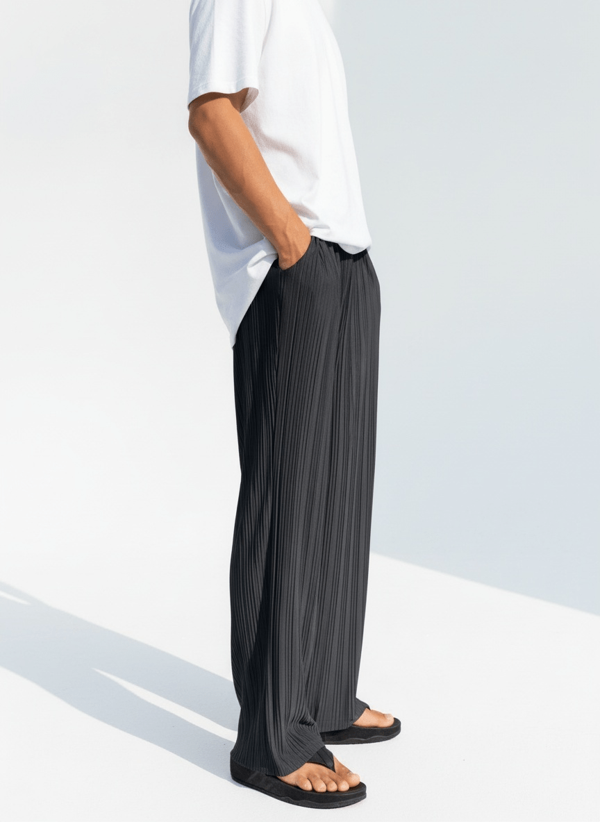 [MRCYC] Straight Pleated Pants NA223