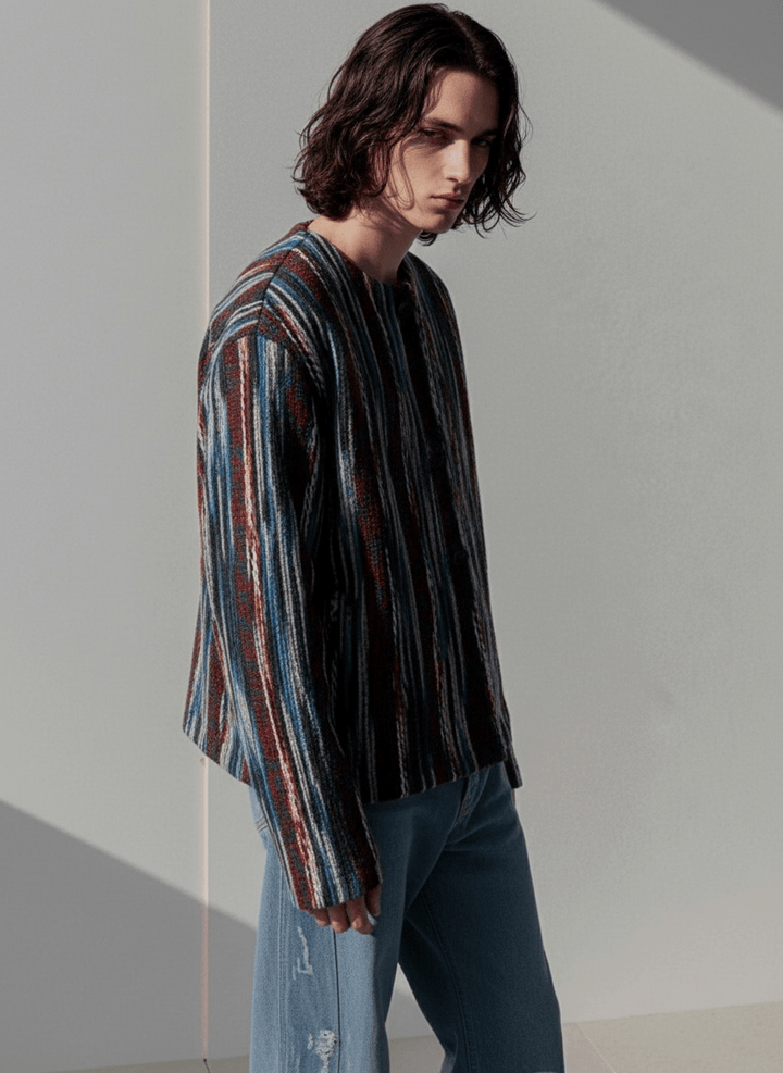 [MRCYC] 미들 컬러 디자인 가디건 NA528 