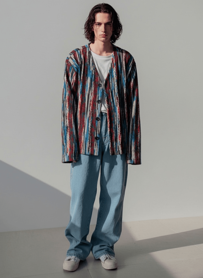 [MRCYC] 미들 컬러 디자인 가디건 NA528 