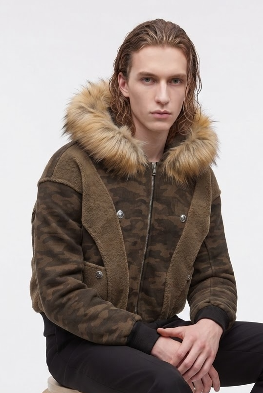 Camo Bomber Jacket na2804