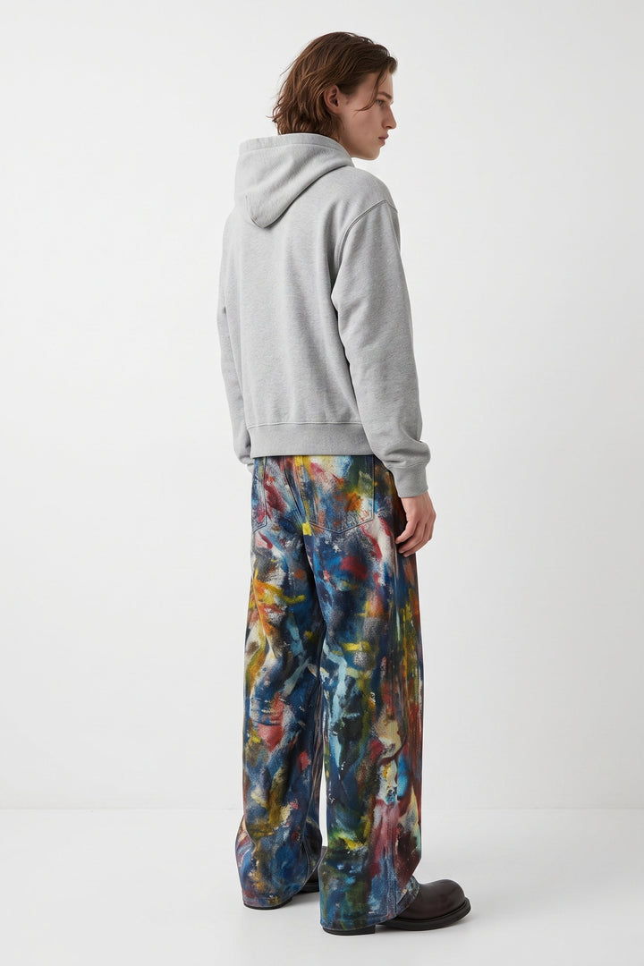 [sale] Abstract Print Pants
