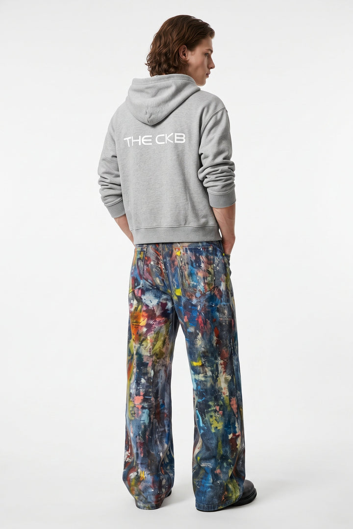 [sale] Abstract Print Pants
