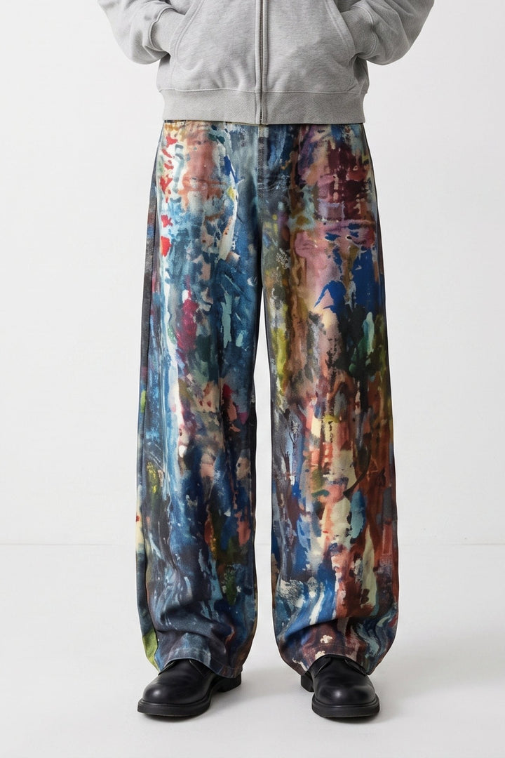 [sale] Abstract Print Pants