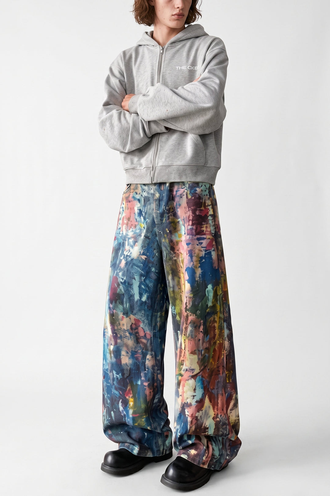 [sale] Abstract Print Pants