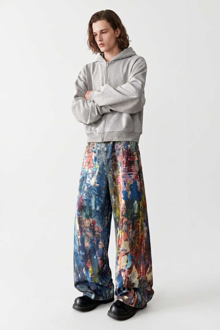 [sale] Abstract Print Pants