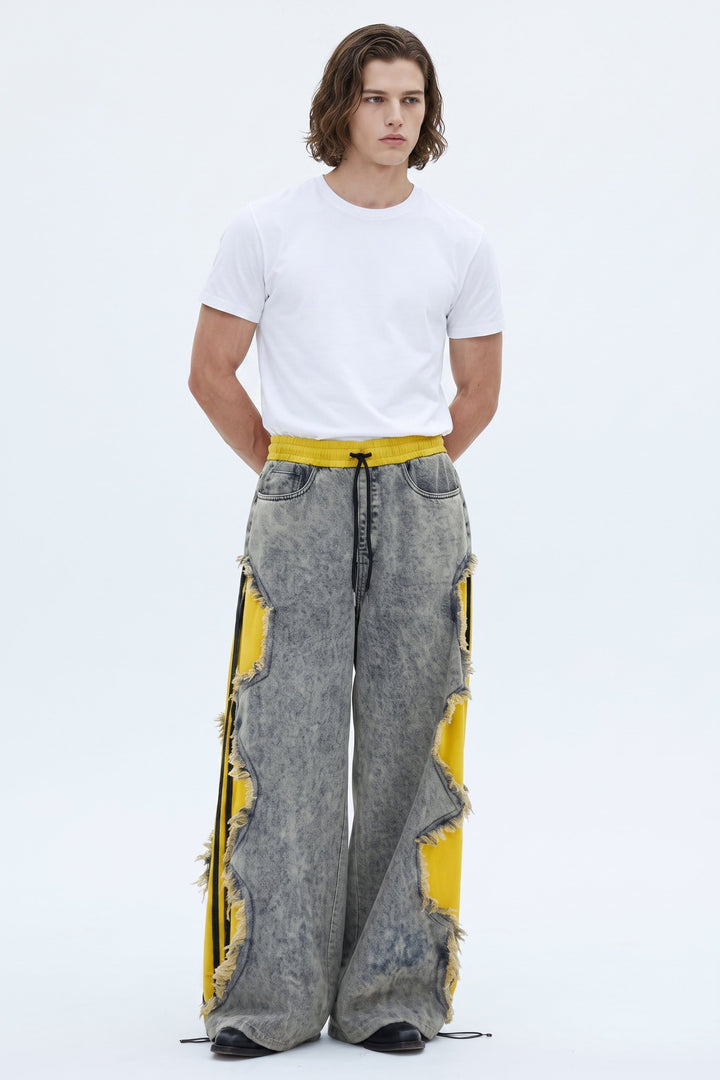 Cutout Denim Pants  na2619