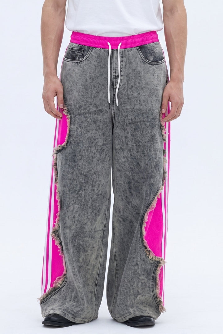Cutout Denim Pants  na2619